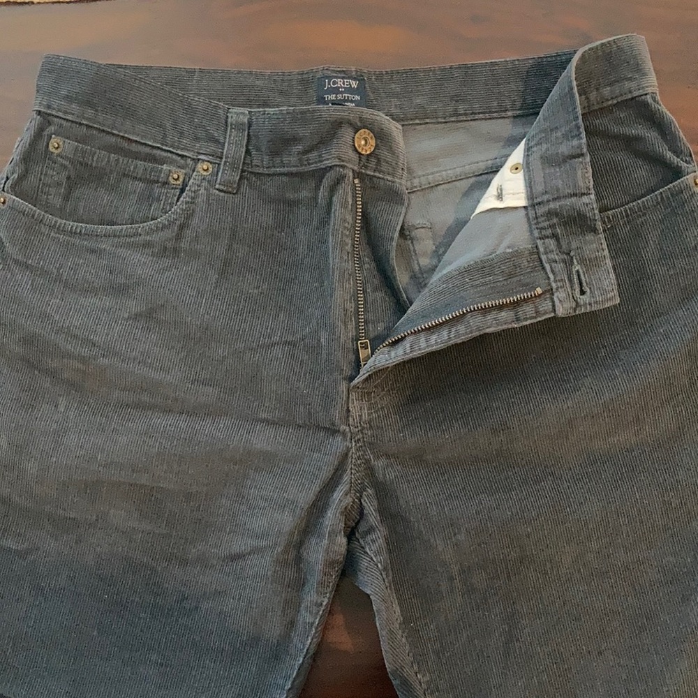 Men’s J.Crew dark gray corduroy jeans